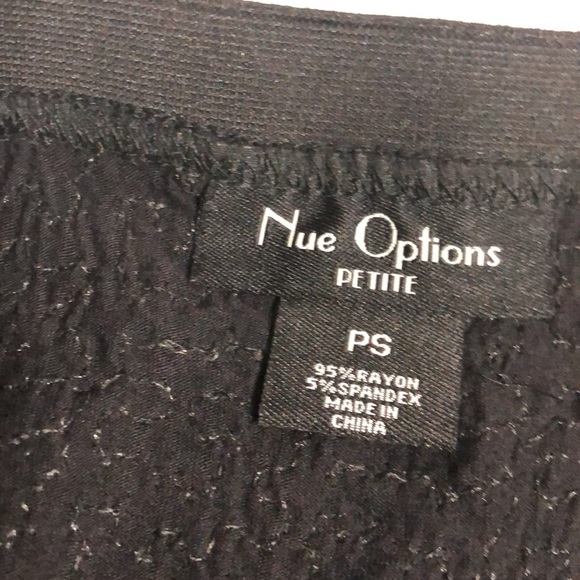 Nue Options Black Vintage Sequin Mini Skirt Womens Size SP - Picture 4 of 7